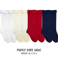 Ruffle Knee High Socks